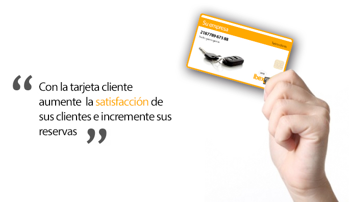 Tarjeta fidelización del cliente